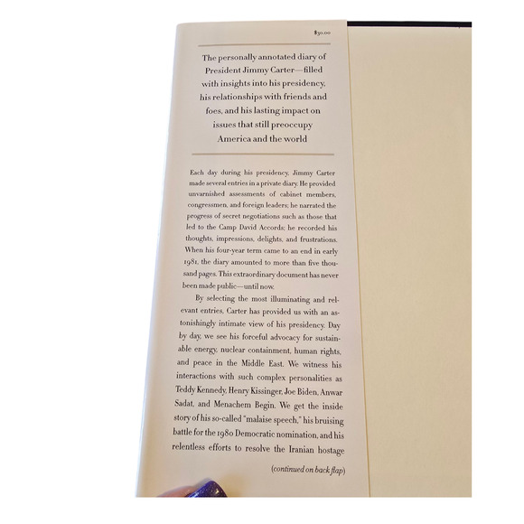 White House Diary by Jimmy Carter 1st Edition Hardcover 570 Pages - Picture 7 of 9